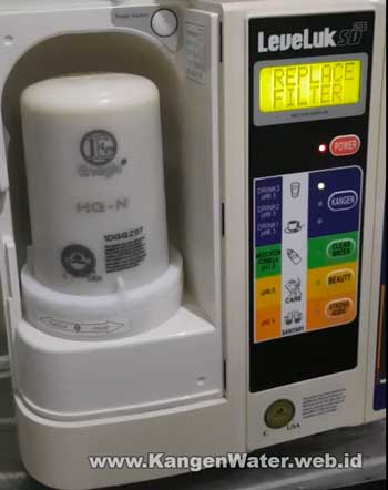 filter kangen water cara mengganti