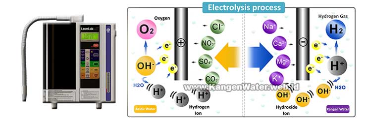 cara kerja kangen water